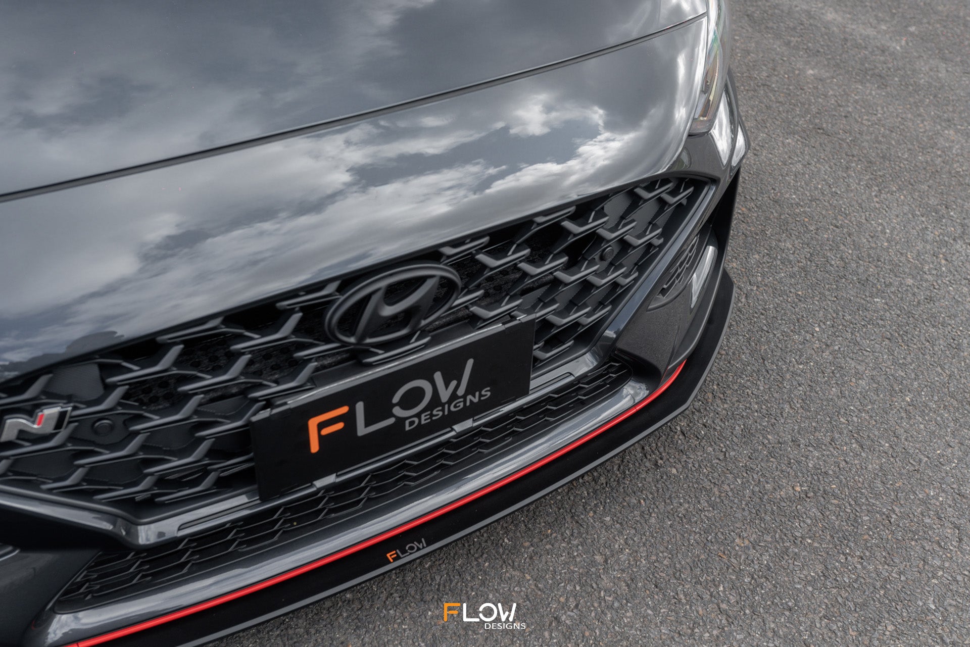 Flow Designs Rear Diffuser Hyundai I30N Fastback Mk3