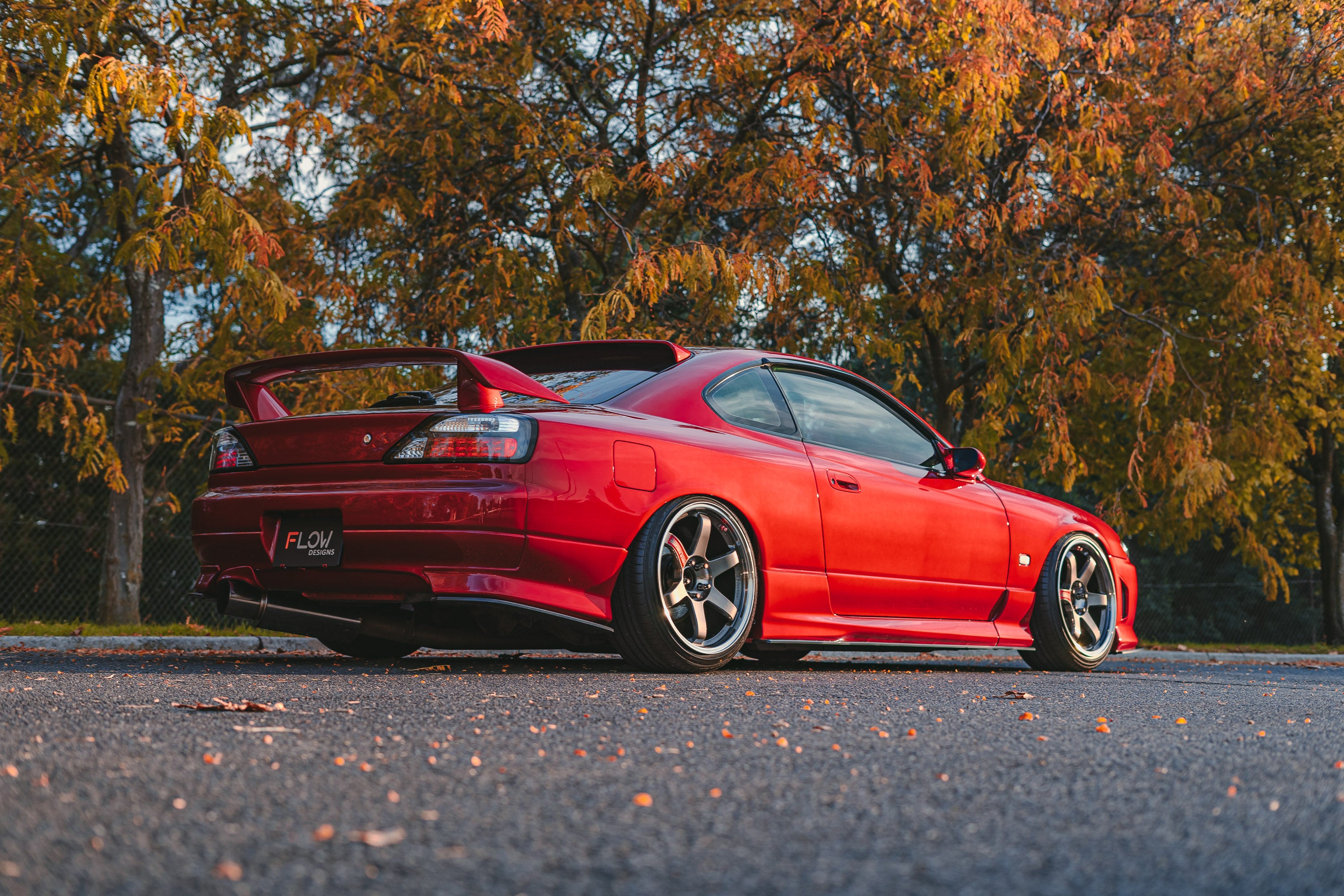 DEMO STOCK - S15 / 200SX Aero Rear Pods/Spats V3 (Pair) - GLOSS BLACK
