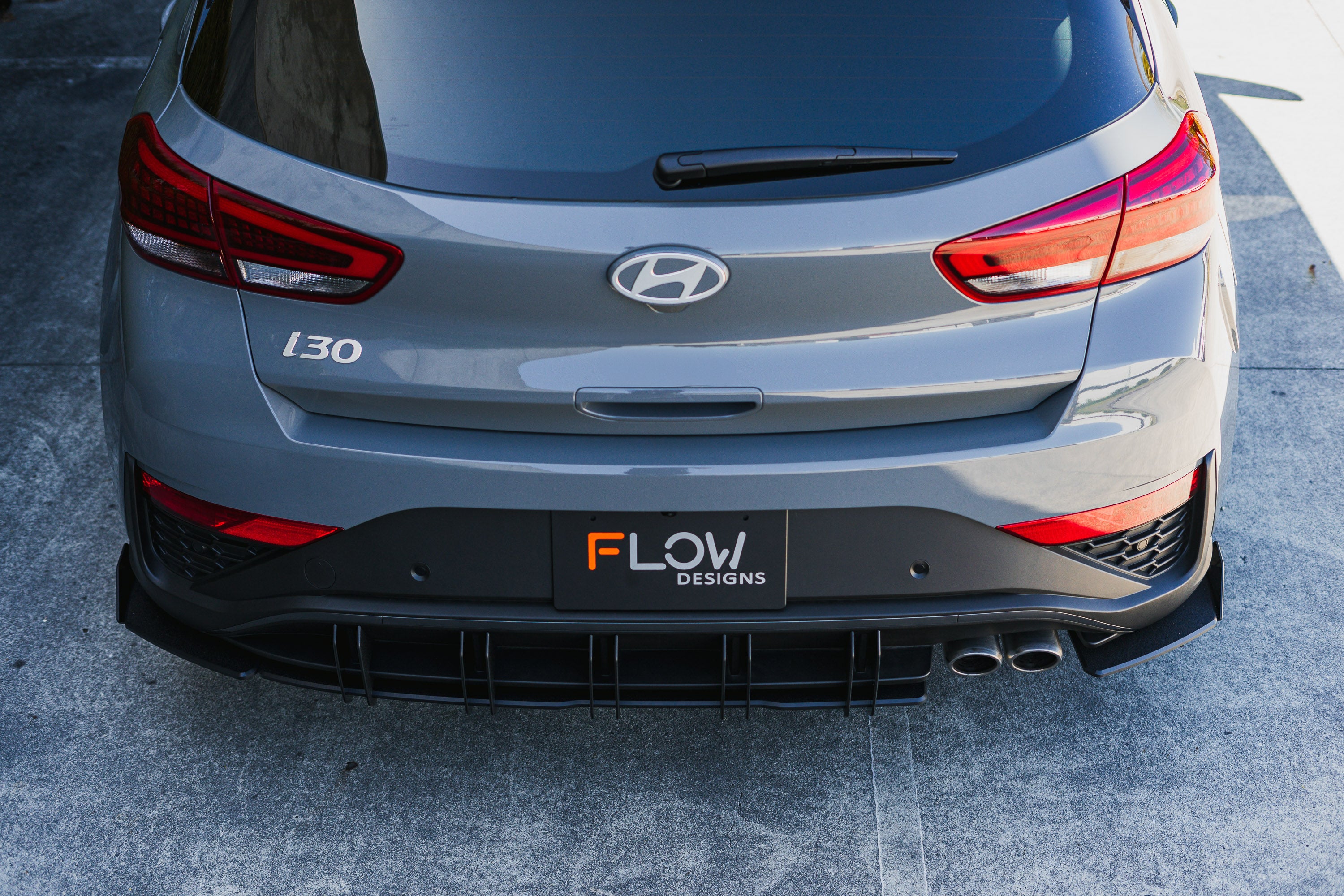 i30N-Line Hatch PDe.V6 FL 2024+ Flow-Lock Rear Diffuser