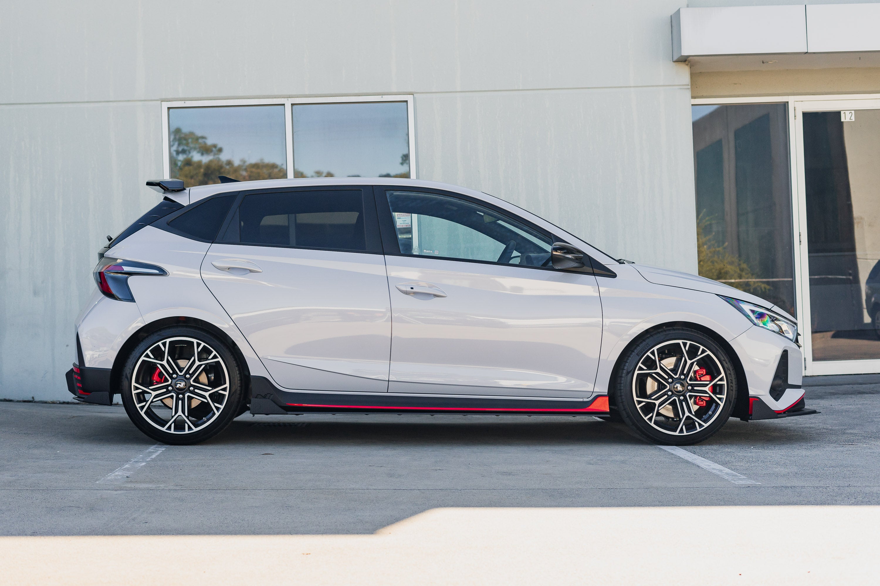 EX-DISPLAY - i20 N BC3 Pre-Facelift / Facelift - Side Skirt Splitters (Pair) - GLOSS BLACK
