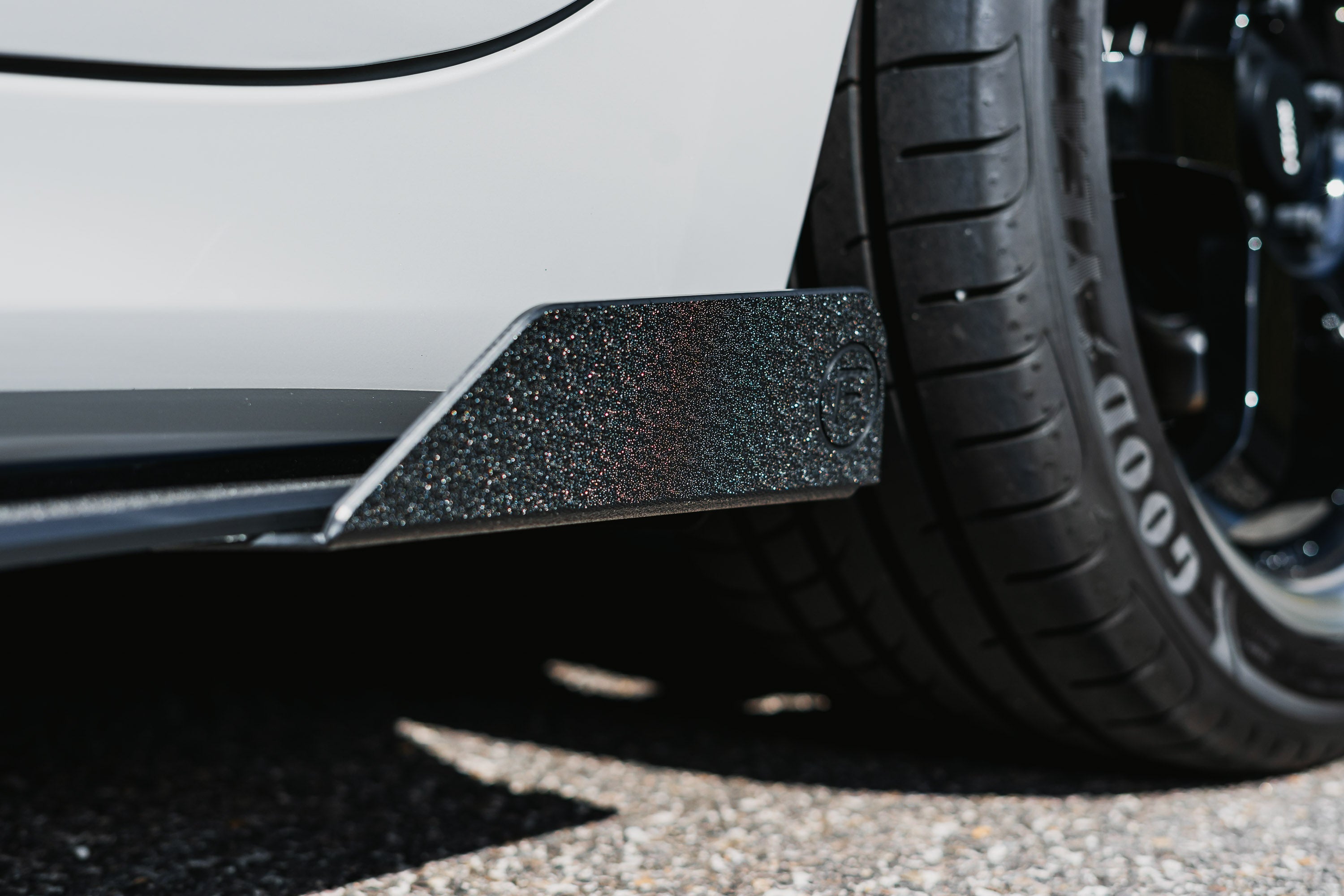 DEMO STOCK - Hyundai CN7 V2 i30 N-Line Sedan FL 2025 Side Skirt Splitters (Pair) - GLOSS BLACK