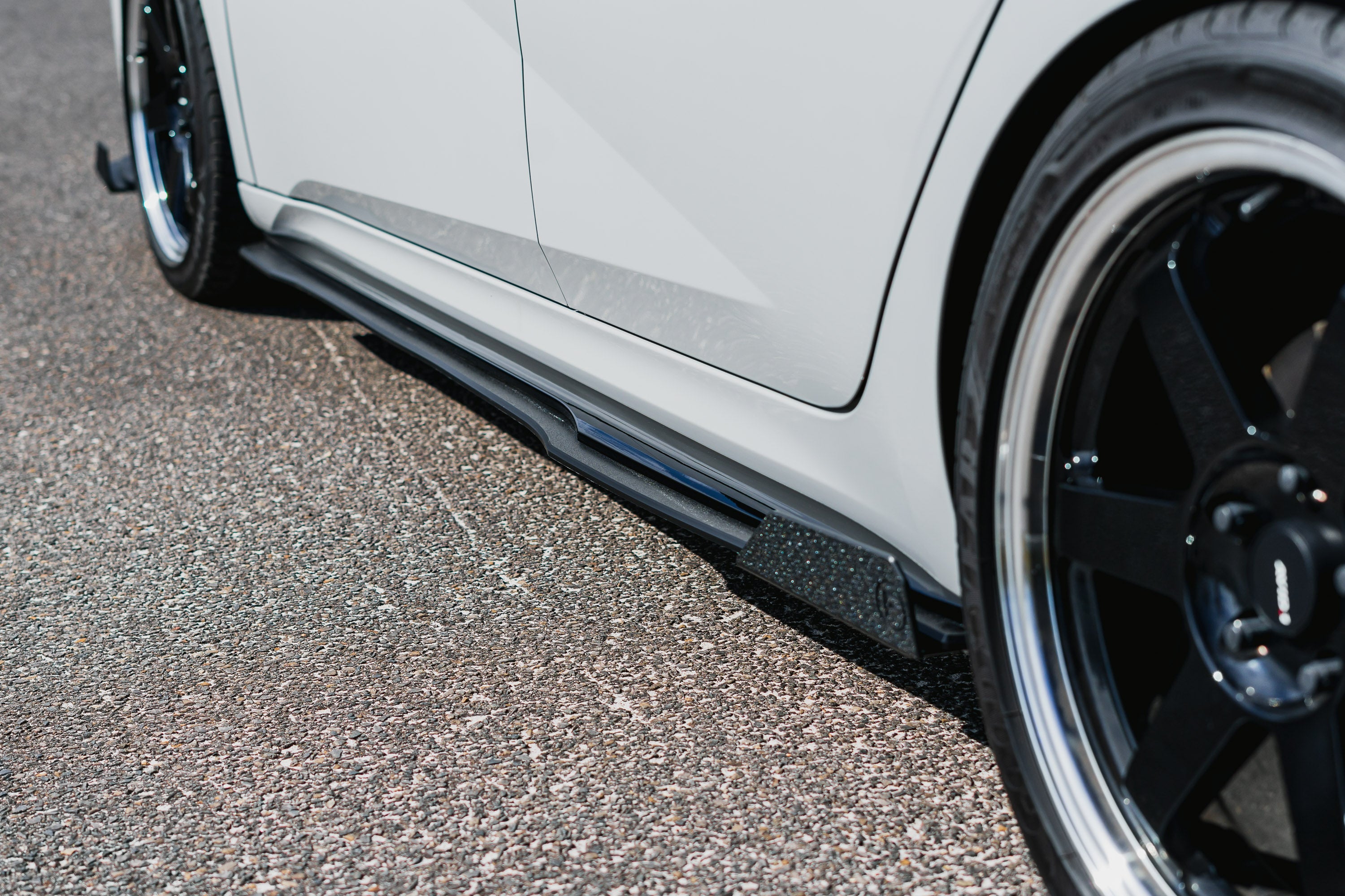 DEMO STOCK - Hyundai CN7 V2 i30 N-Line Sedan FL 2025 Side Skirt Splitters (Pair) - GLOSS BLACK