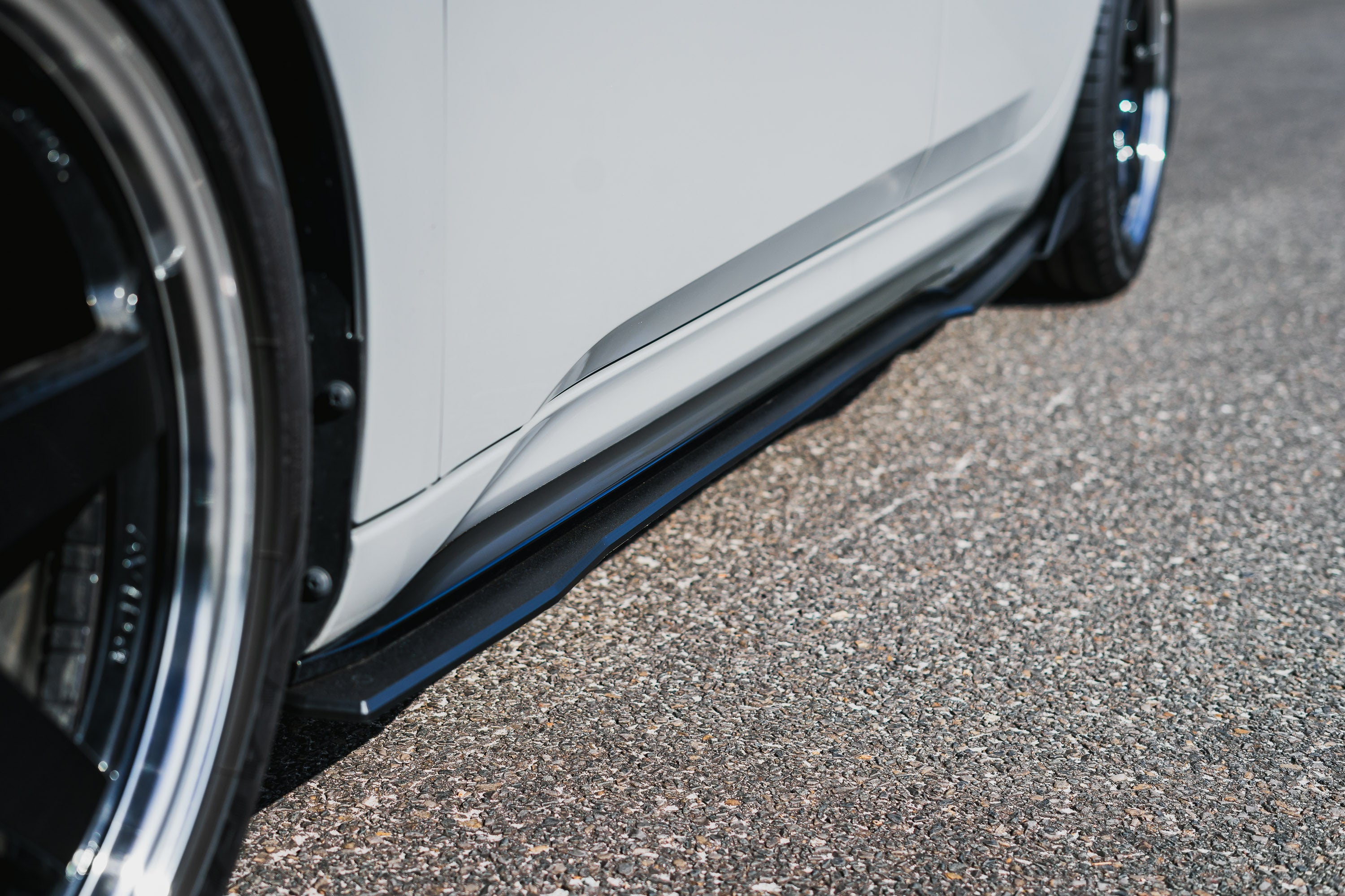 DEMO STOCK - Hyundai CN7 V2 i30 N-Line Sedan FL 2025 Side Skirt Splitters (Pair) - GLOSS BLACK