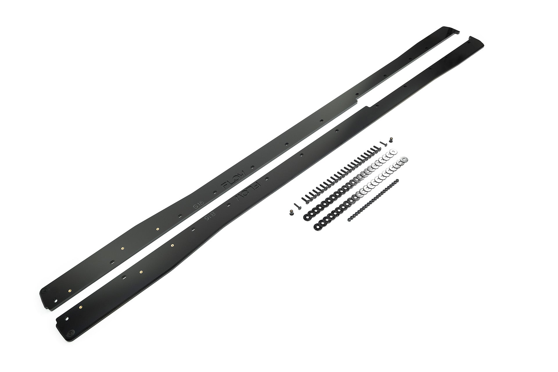 DEMO STOCK - S15 / 200SX Aero Side Skirt Splitters V3 (Pair) - GLOSS BLACK