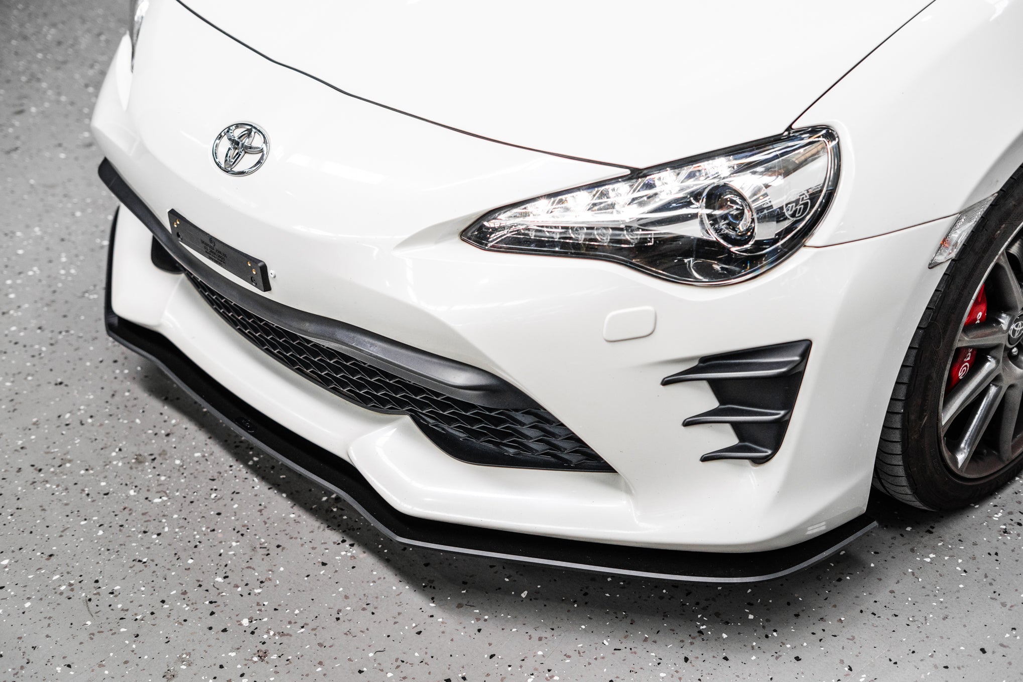 Toyota 86 (Facelift) Front Lip Splitter V1 (Without Support Rods)