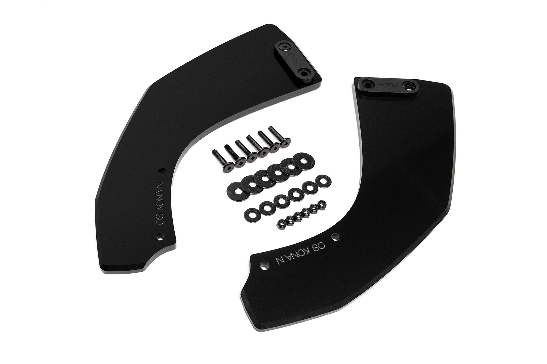 DEMO STOCK - Kona N Rear Spats (Pair) - GLOSS BLACK