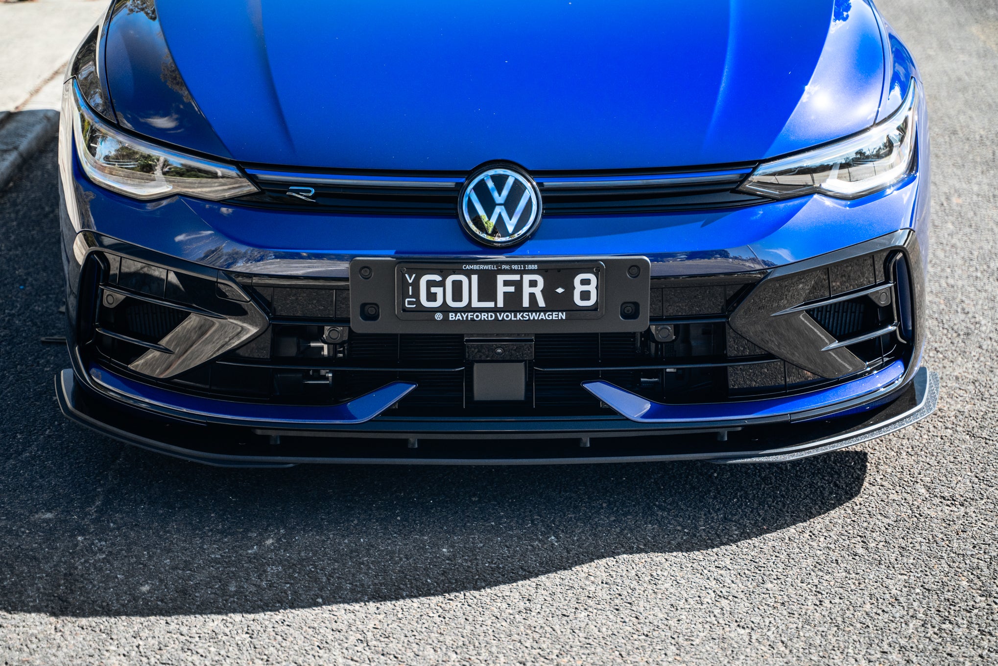 MK8.5 Golf R Chassis Mounted Front Lip Splitter