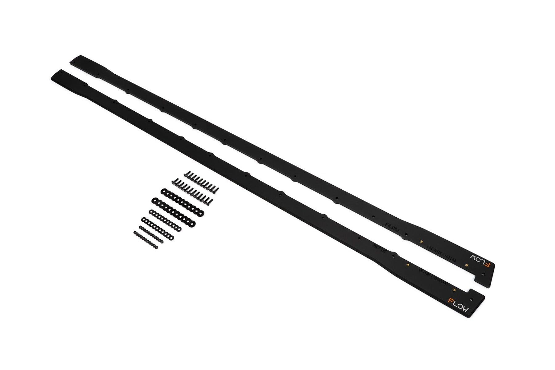 EX-DISPLAY - Impreza WRX/RS G3 Hatch/Sedan PFL Side Skirt Splitters (Pair) - TEXTURED MATTE BLACK