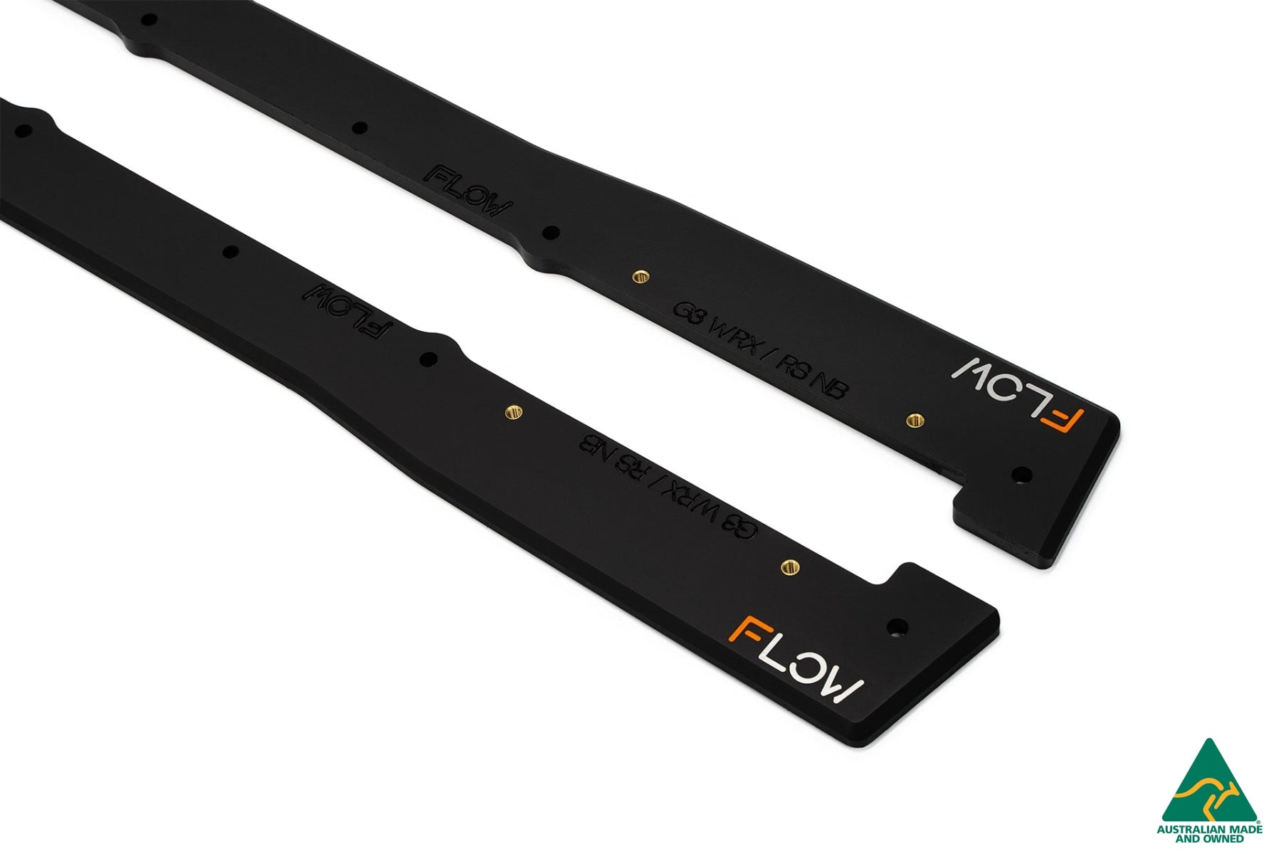 EX-DISPLAY - Impreza WRX/RS G3 Hatch/Sedan PFL Side Skirt Splitters (Pair) - TEXTURED MATTE BLACK