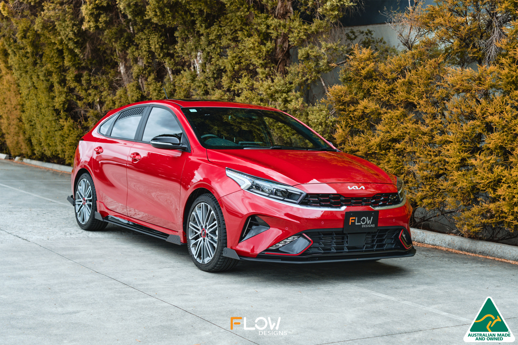 EX-DISPLAY - Cerato GT Pre-Facelift / Facelift Side Skirt Splitters (Pair) - GLOSS BLACK