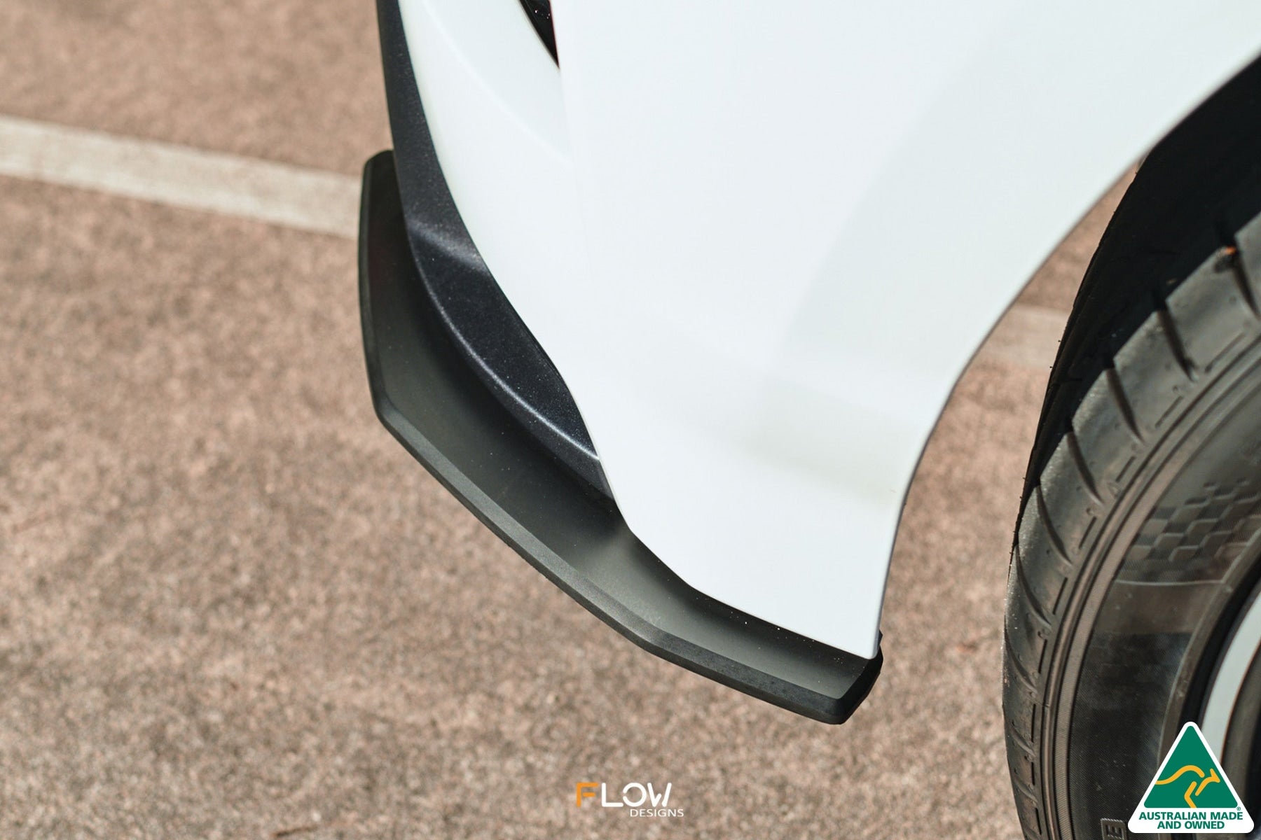 DEMO STOCK - Kona N Rear Spats (Pair) - GLOSS BLACK