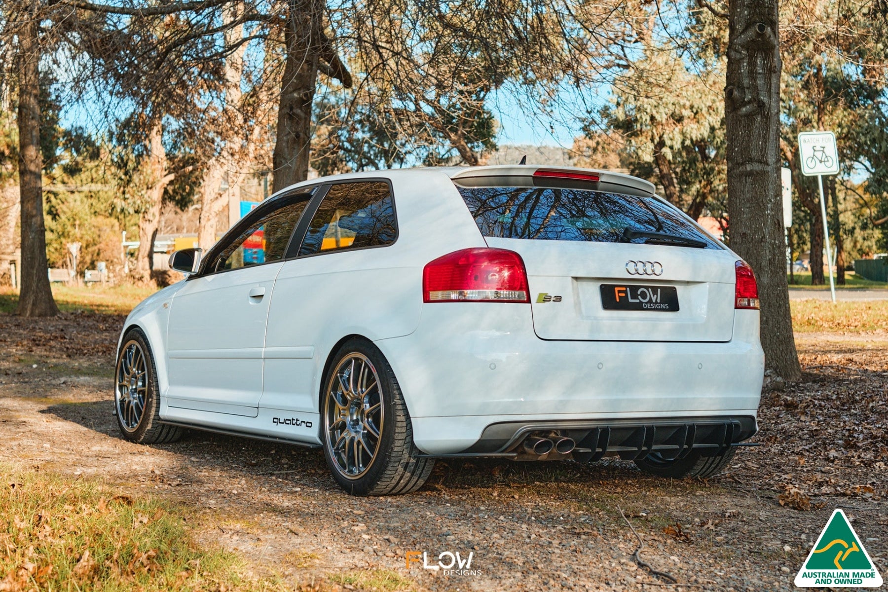 CLEARANCE S3 8P Hatch (PFL) Flow-Lock Rear Diffuser GLOSS BLACK