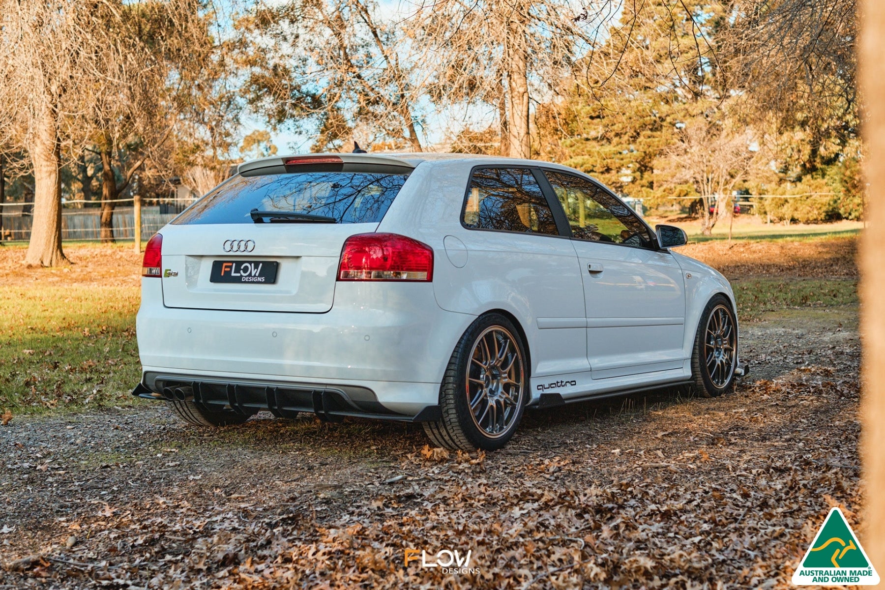CLEARANCE S3 8P Hatch (PFL) Flow-Lock Rear Diffuser GLOSS BLACK