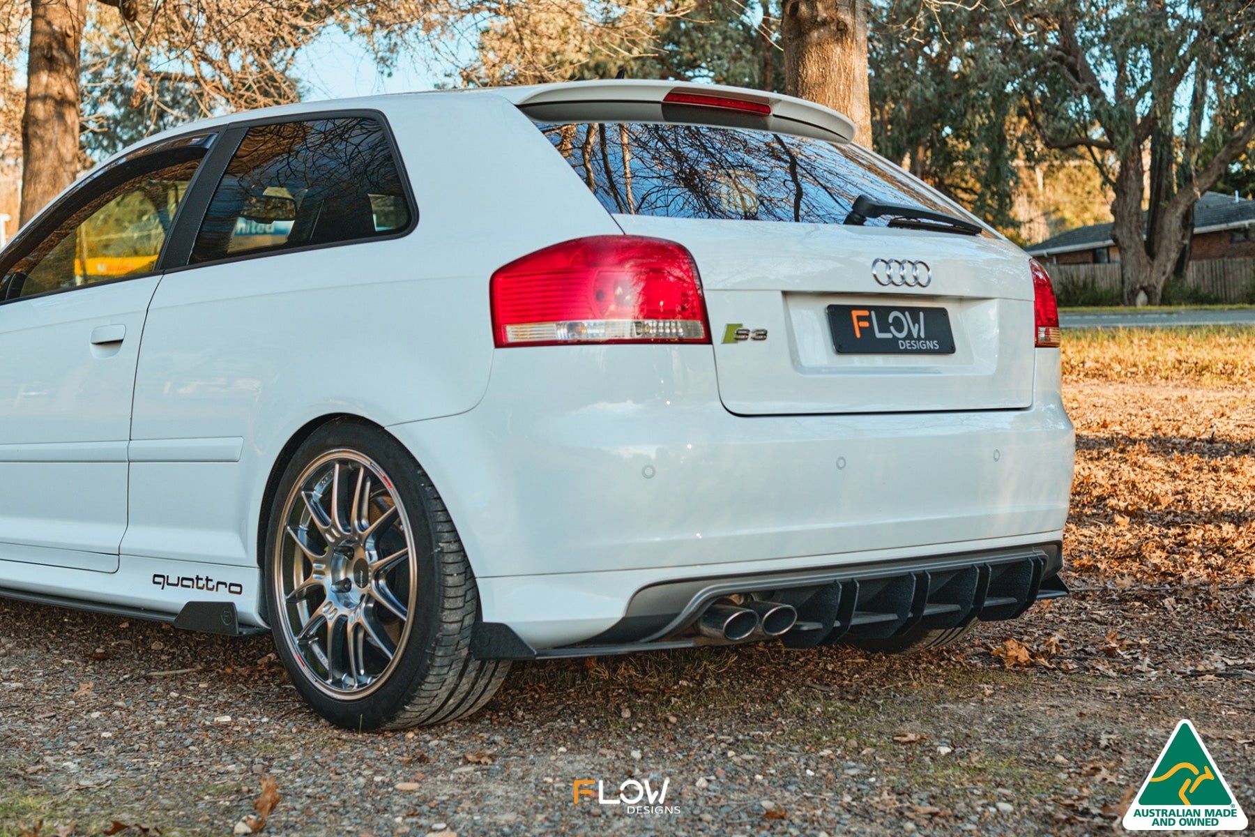 CLEARANCE S3 8P Hatch (PFL) Flow-Lock Rear Diffuser GLOSS BLACK