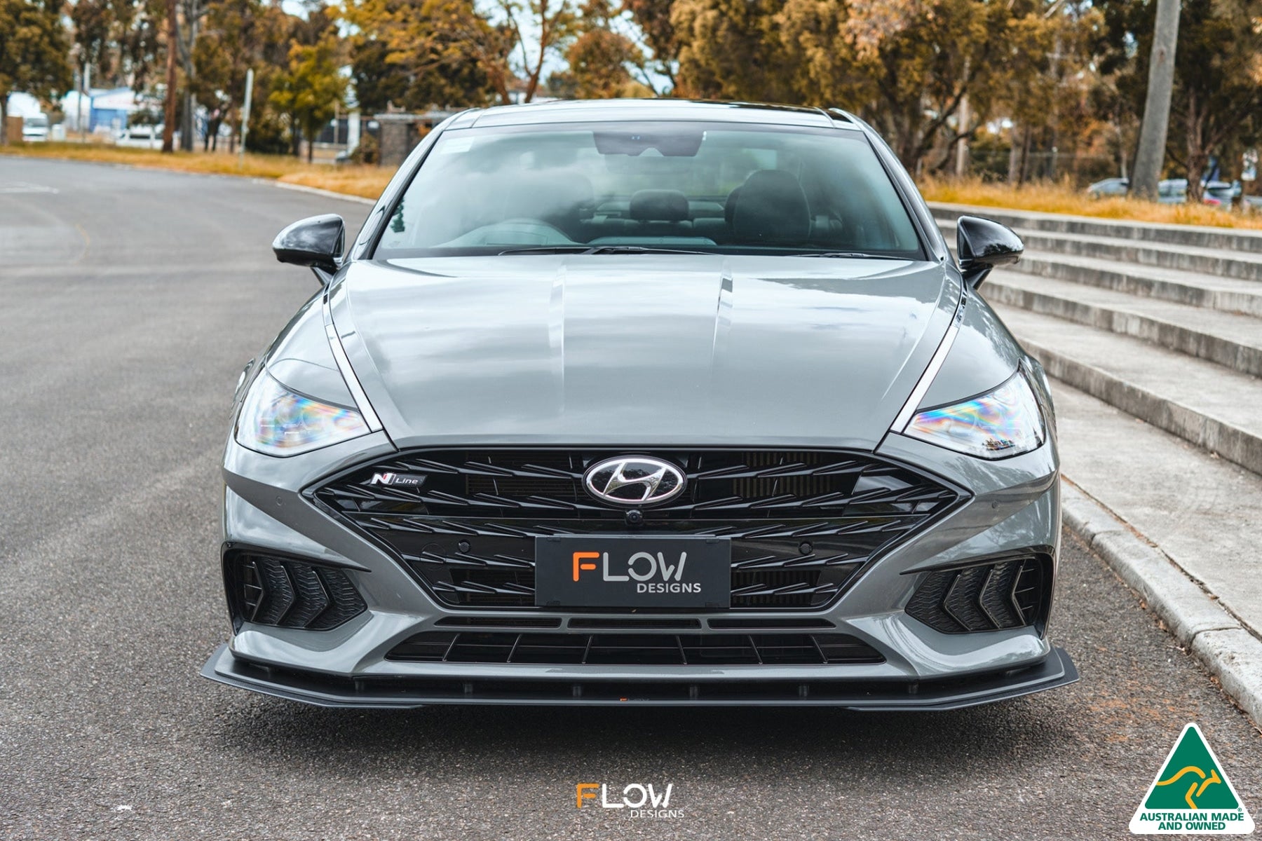 DN8 Sonata N Line 2020-2023 Front Lip Splitter Extensions (Pair)