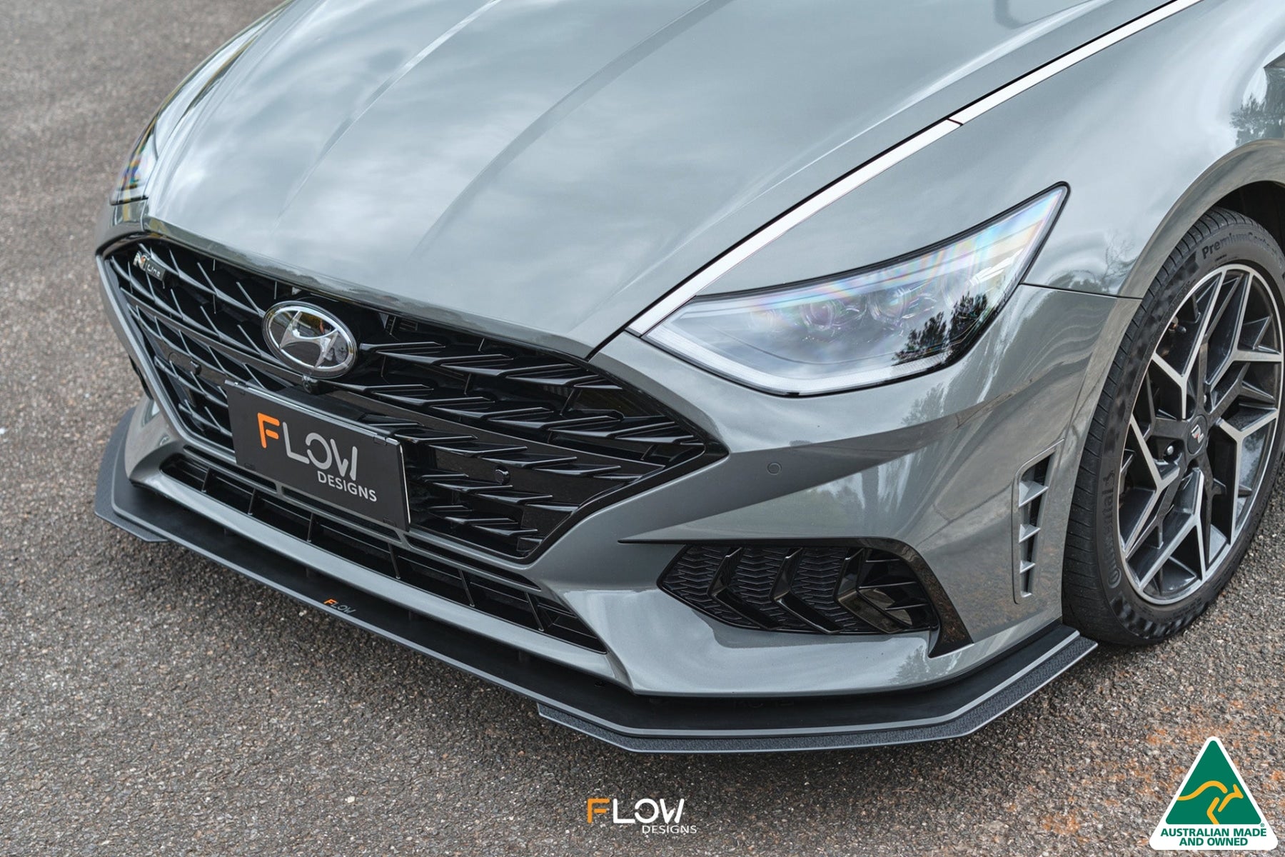 DN8 Sonata N Line 2020-2023 Front Lip Splitter Extensions (Pair)