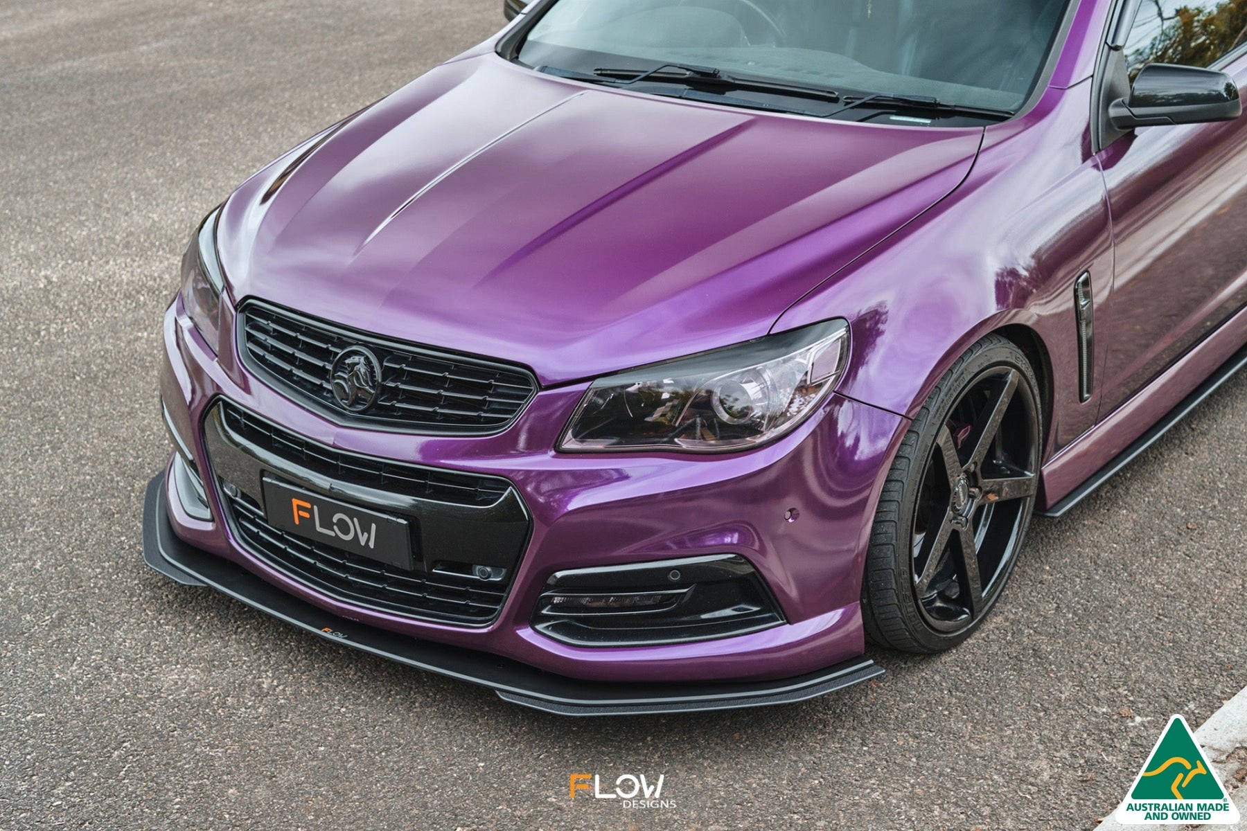 VF Commodore S1 Ute Front Lip Splitter Extensions (Pair)