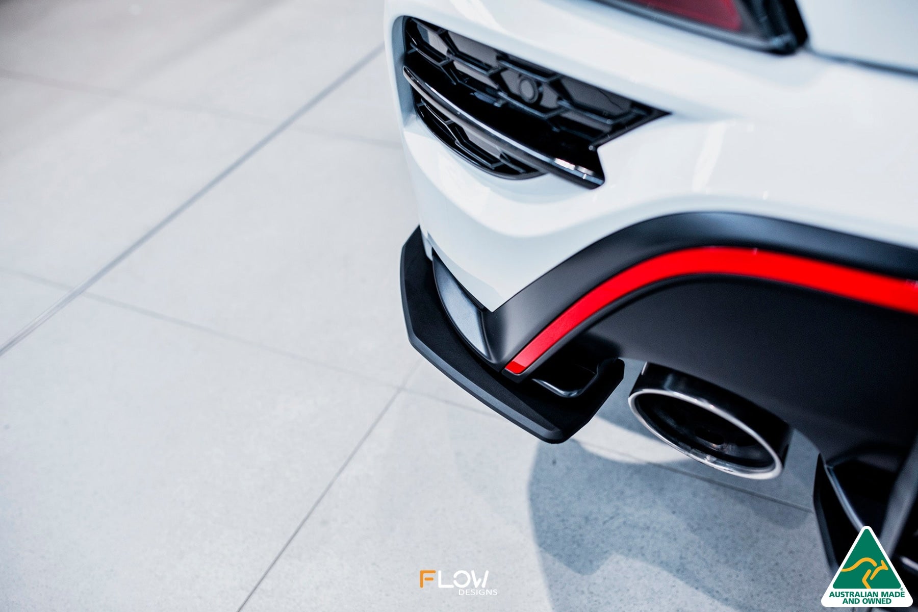 DEMO STOCK - Kona N Rear Spats (Pair) - GLOSS BLACK