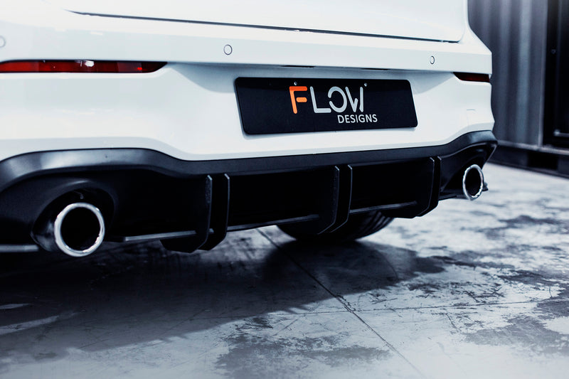 MK8 Golf GTI Flow-Lock Rear Diffuser (GLOSS BLACK)