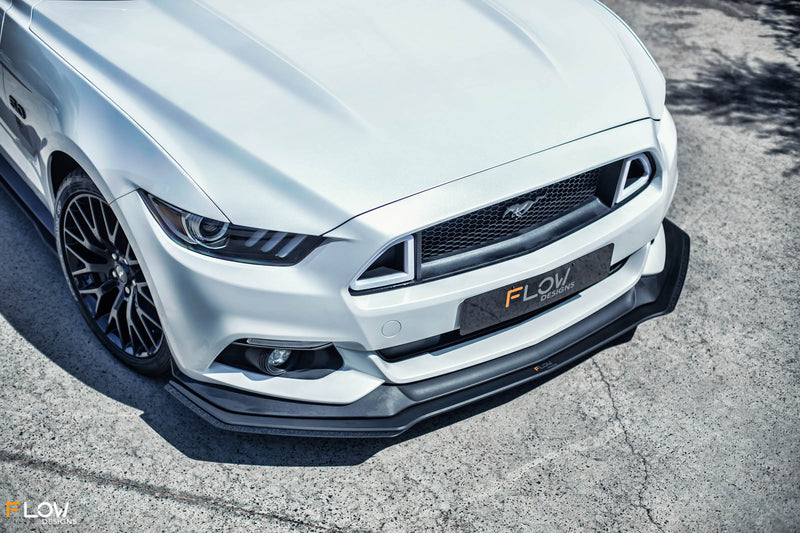 GT Mustang S550 FM Front Lip Splitter