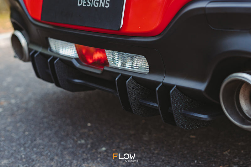 ZD8 BRZ Flow-Lock Rear Diffuser (TEXTURED)