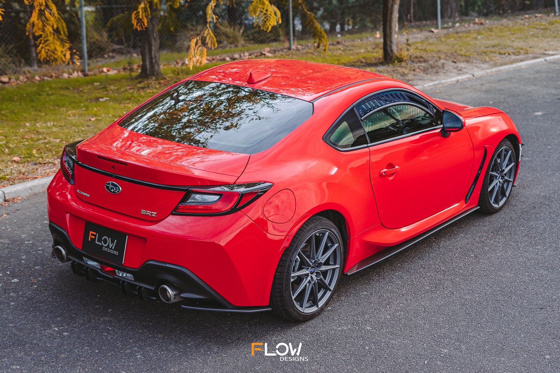 ZD8 BRZ Flow-Lock Rear Diffuser (TEXTURED)