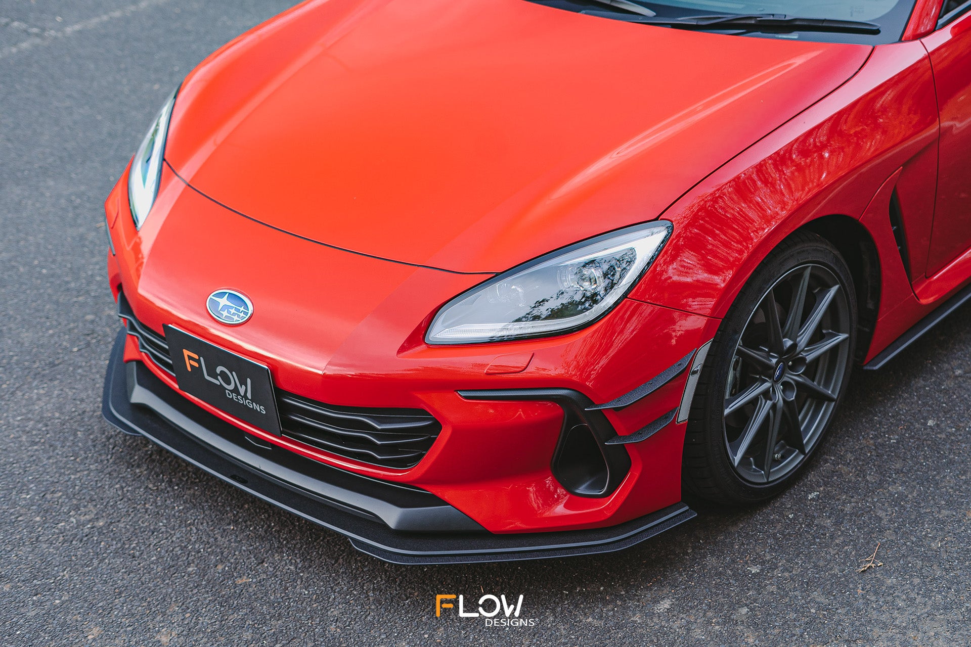 ZD8 BRZ Front Lip Splitter Extensions (Pair)