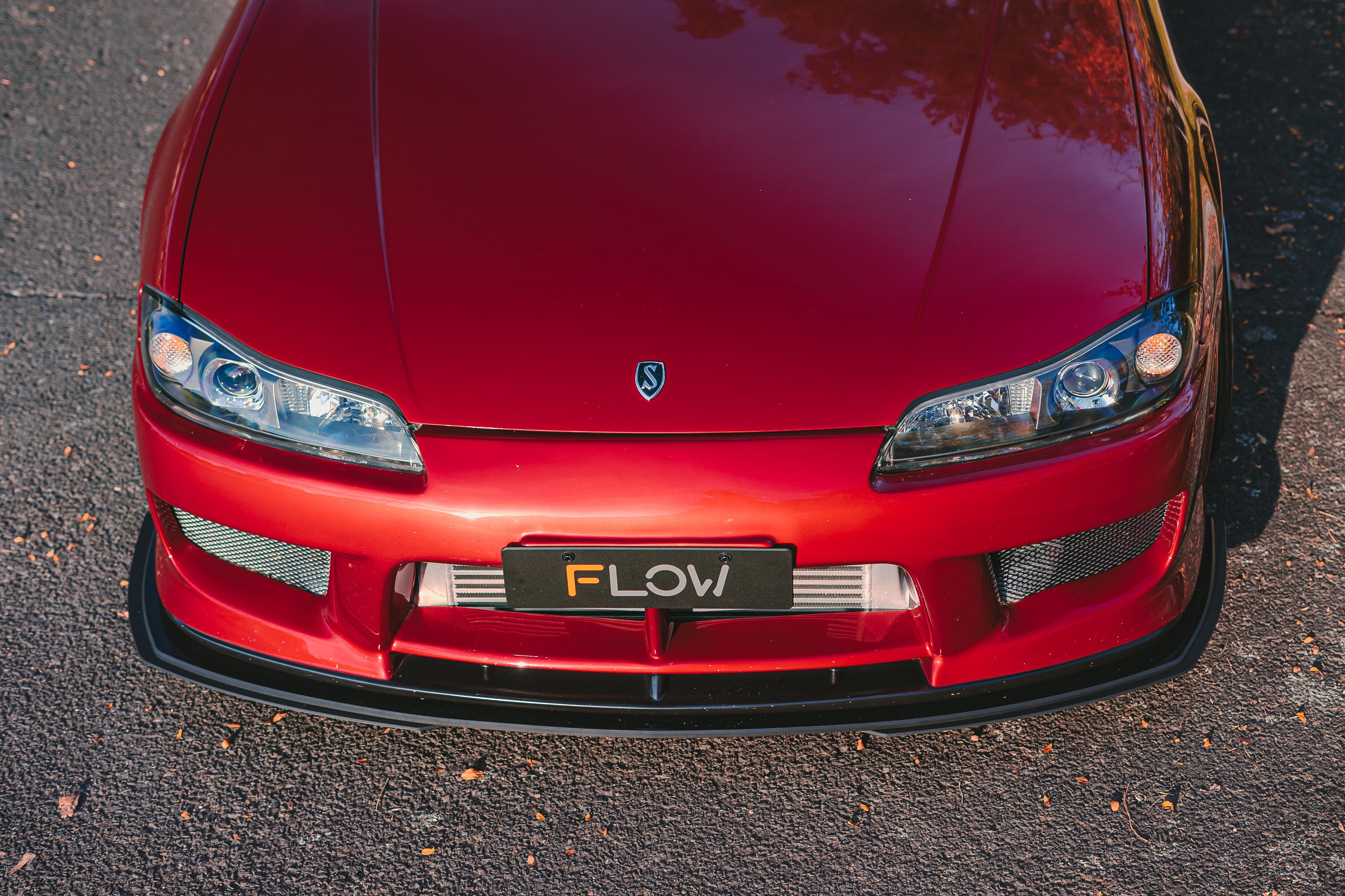 S15 / 200SX Aero Front Lip Splitter Extensions (Pair - For Aero Front Bar)