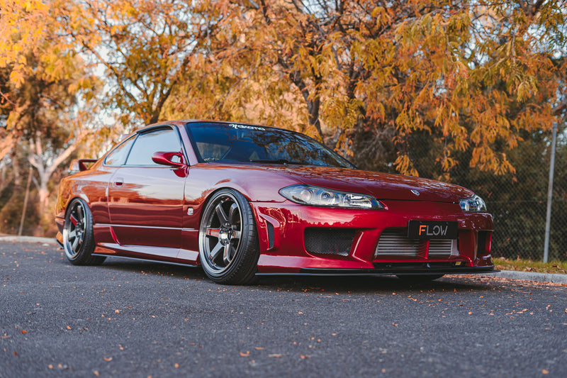 (Demo Stock) S15 / 200SX Aero Front Lip Splitter V3 (For Aero Front Bar) GLOSS BLACK