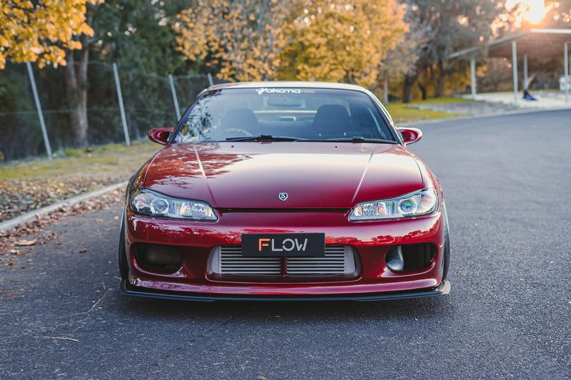 S15 / 200SX Front Lip Splitter Extensions (Pair - For Standard Front Bar)