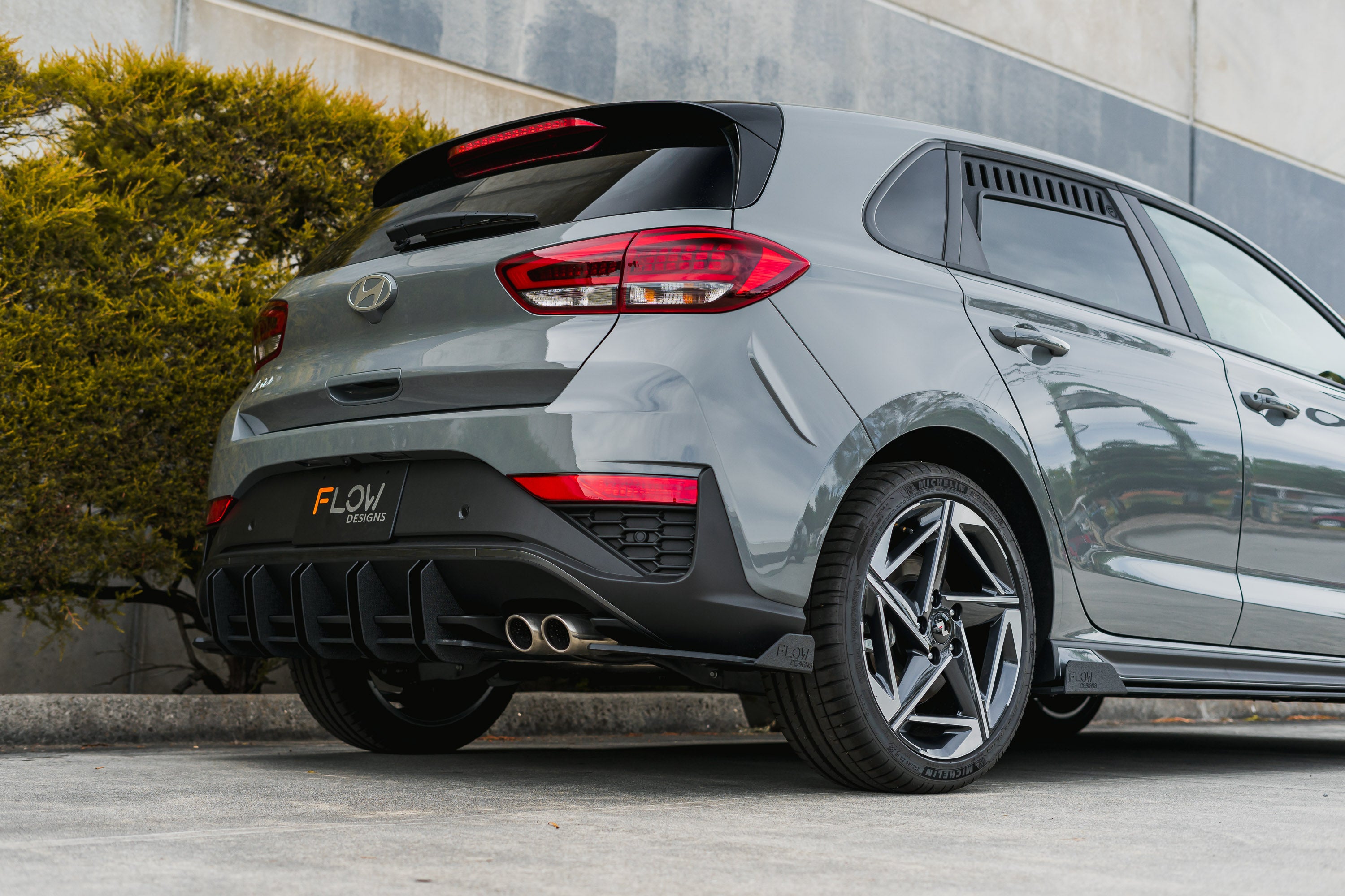 i30N-Line Hatch PDe.V6 FL 2024+ Flow-Lock Rear Diffuser