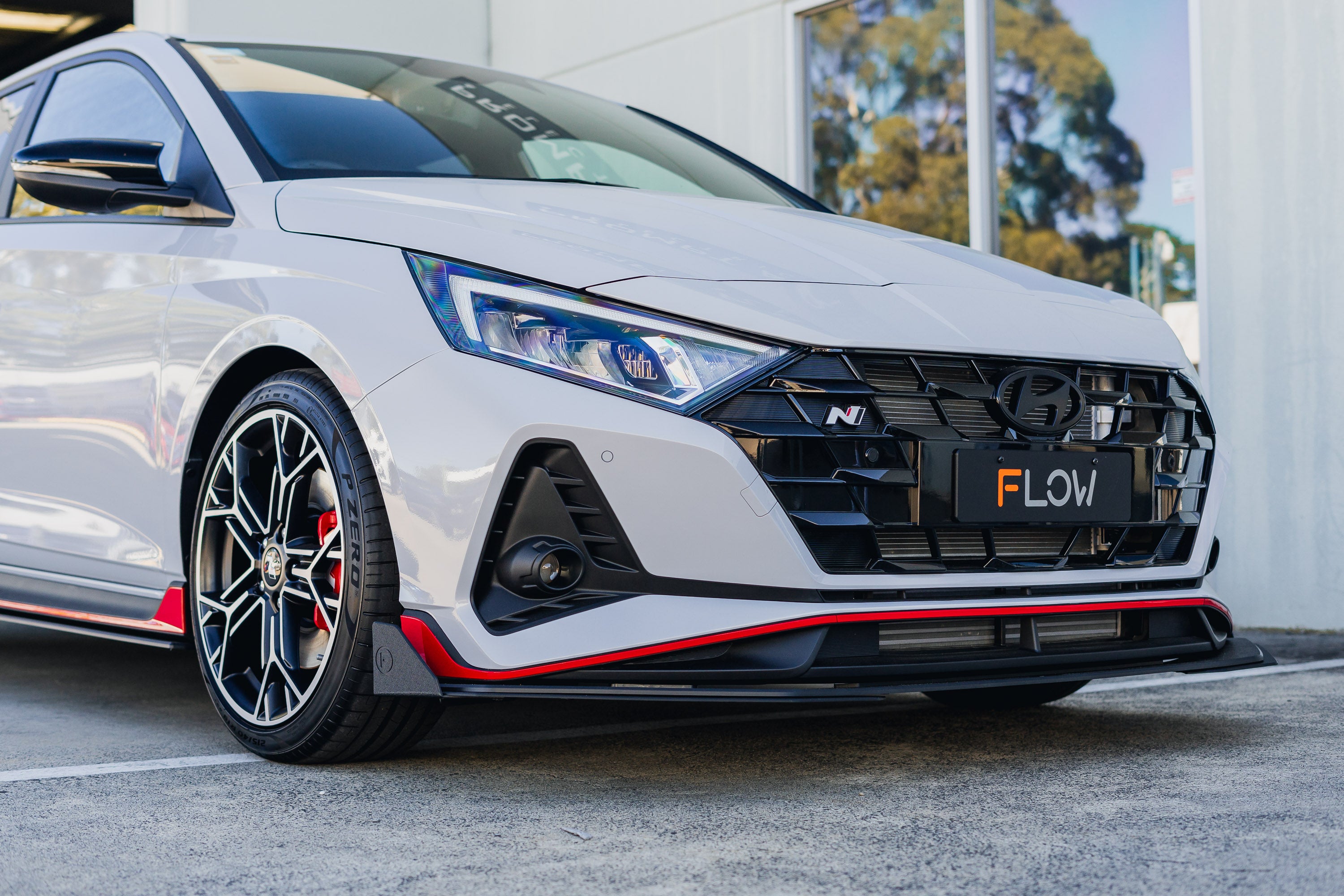 i20 N BC3 Facelift - Front Lip Splitter & Mounting Brackets