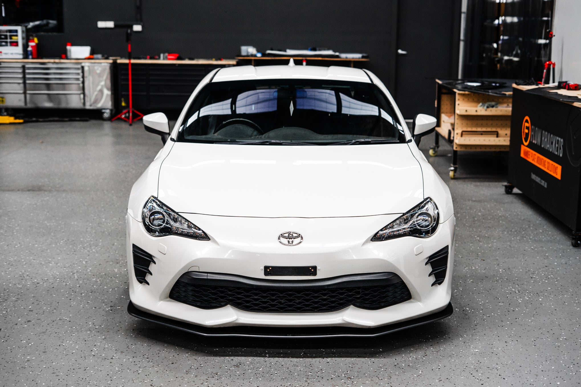 Toyota 86 (Facelift) Front Lip Splitter V1 (Without Support Rods)