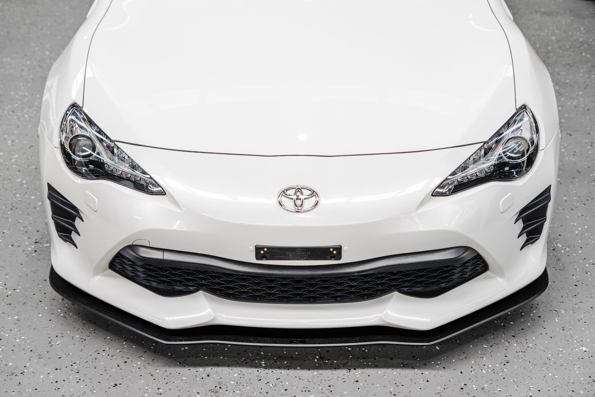 Toyota 86 (Facelift) Front Lip Splitter V1 (Without Support Rods)