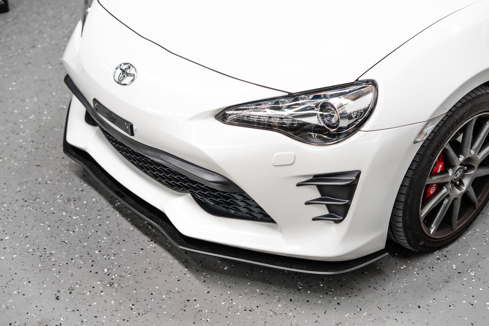 Toyota 86 (Facelift) Front Lip Splitter V1 (Without Support Rods)