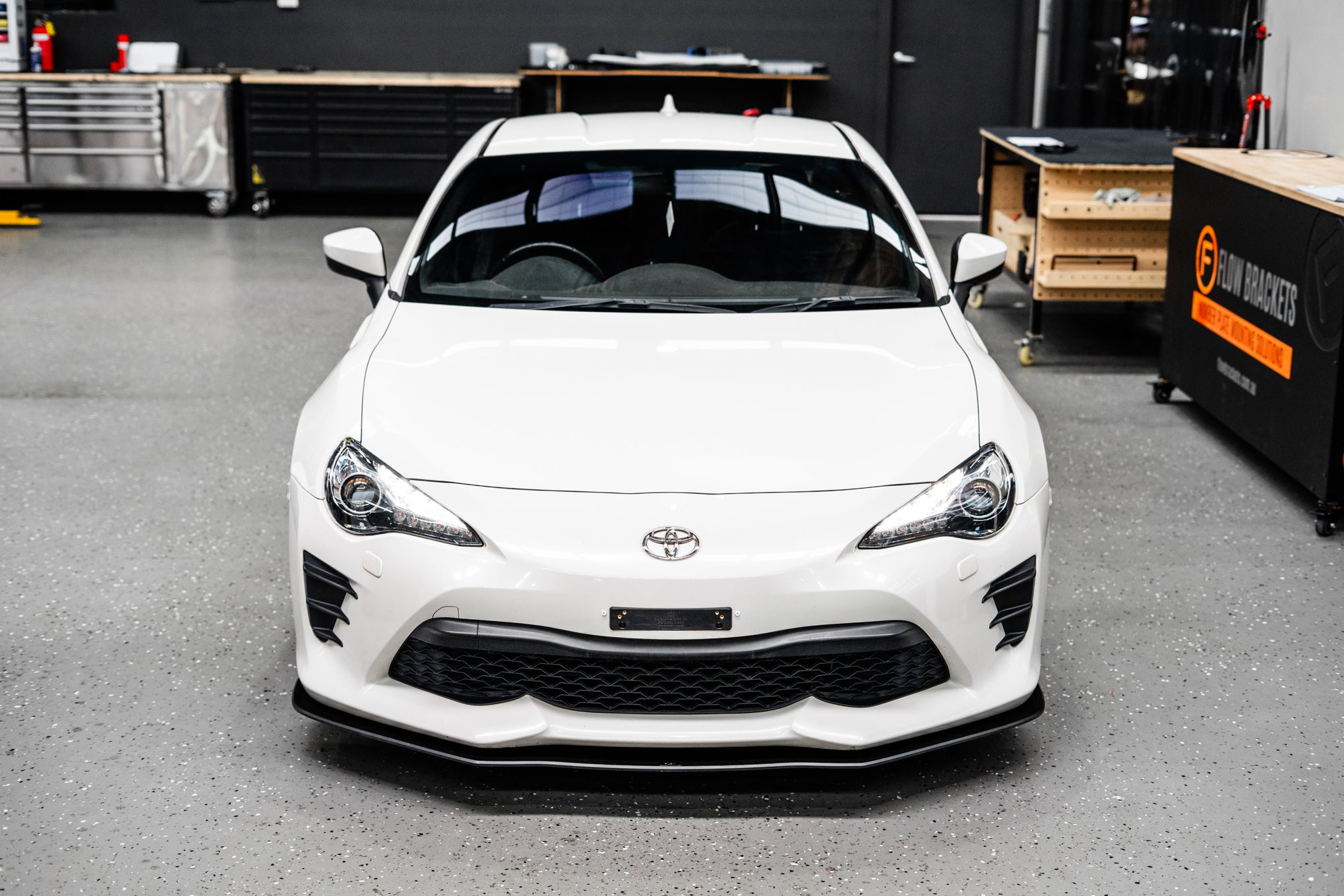 Toyota 86 (Facelift) Front Lip Splitter V1 (Without Support Rods)