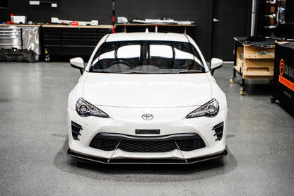 Toyota 86 (Facelift) Front Lip Splitter V2 (With Support Rods)
