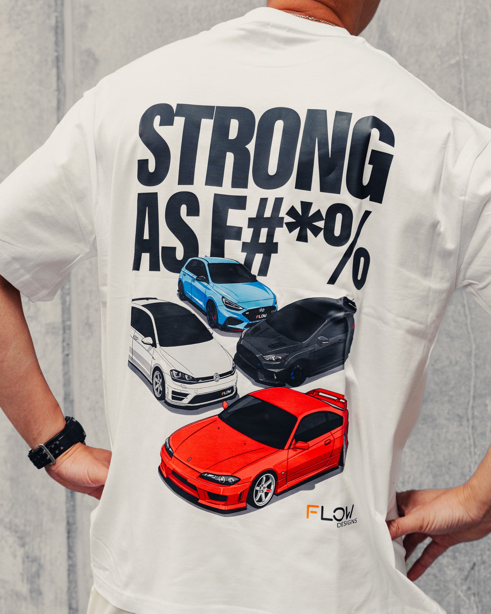 STRONG AS F#*% – Black Label Exclusive Oversize Tee