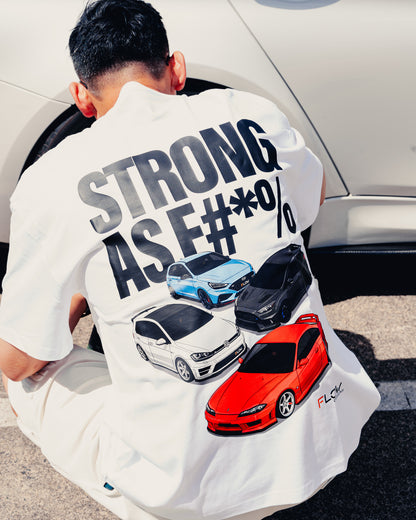 STRONG AS F#*% – Black Label Exclusive Oversize Tee