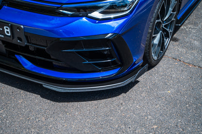MK8.5 Golf R Chassis Mounted Front Lip Splitter