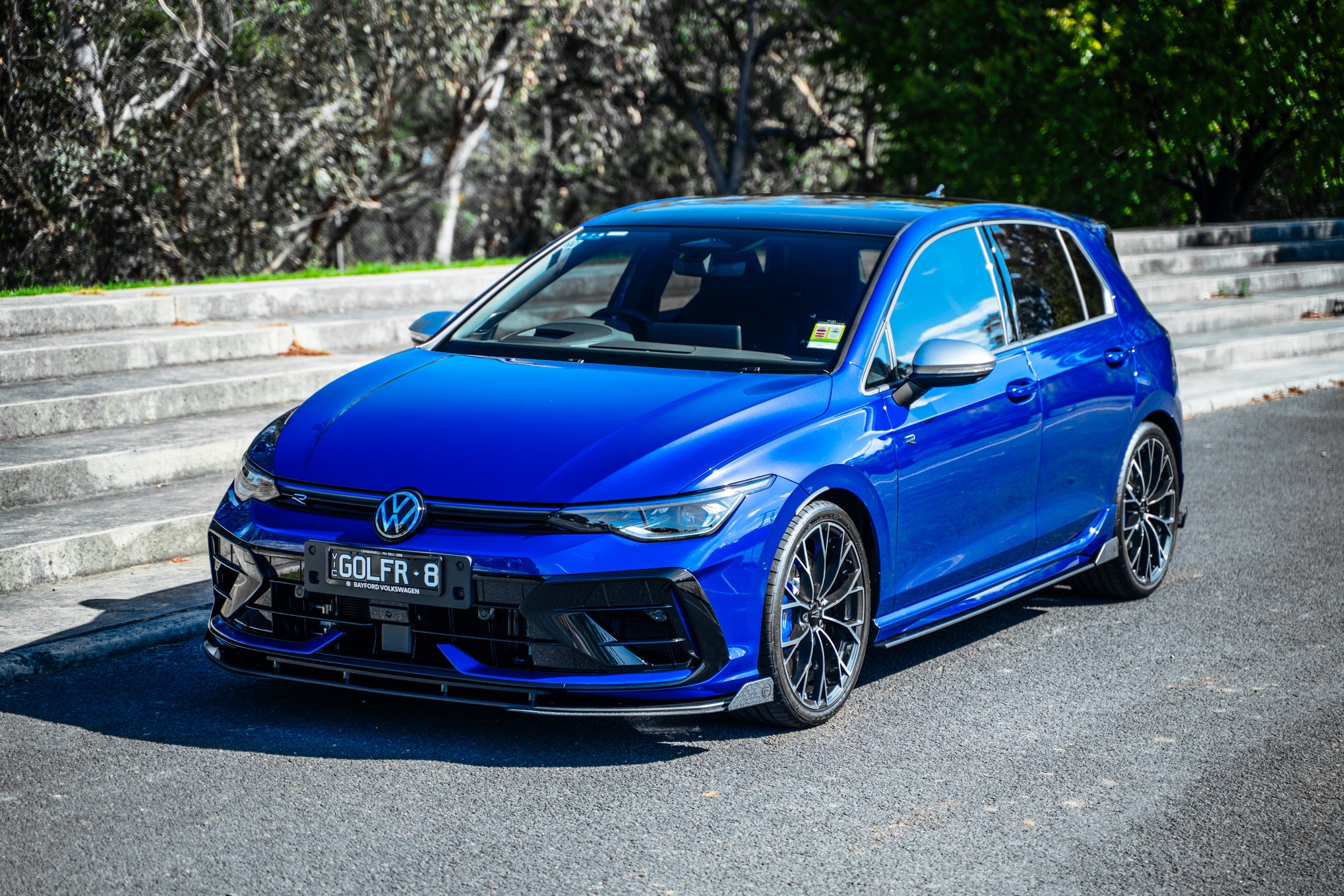 MK8.5 Golf R Chassis Mounted Front Lip Splitter