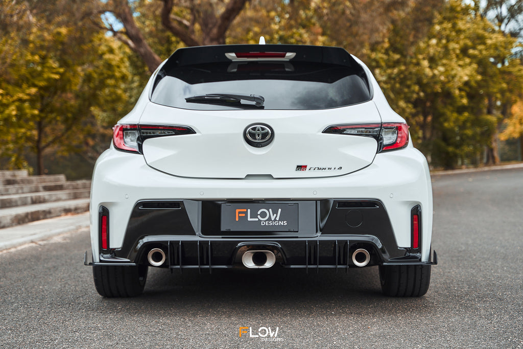 Vis Racing Gr Corolla Rear Diffuser Buy Toyota Corolla GR Flow-Lock Rear Diffusers (TEXTURED) Online | Flow ...