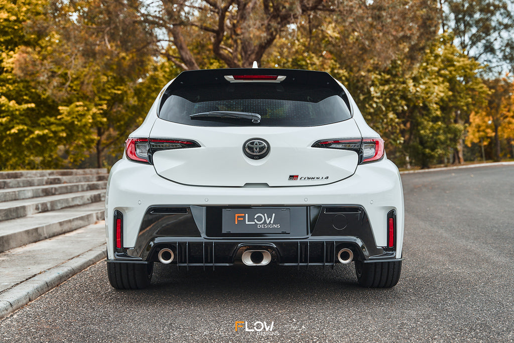 Vis Racing Gr Corolla Rear Diffuser Buy Toyota Corolla GR Flow-Lock Rear Diffusers (GLOSS) Online | Flow ...