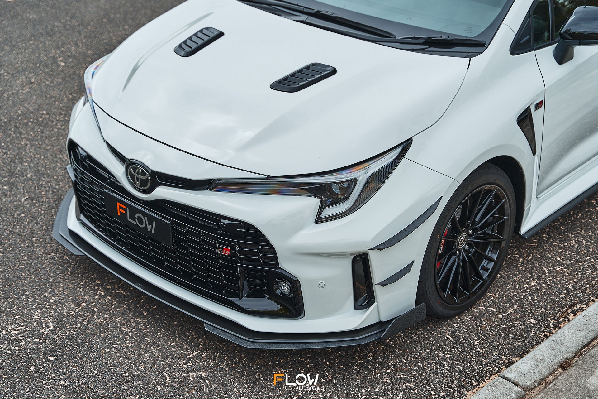 Corolla GR Chassis Mounted Front Lip Splitter (GLOSS)