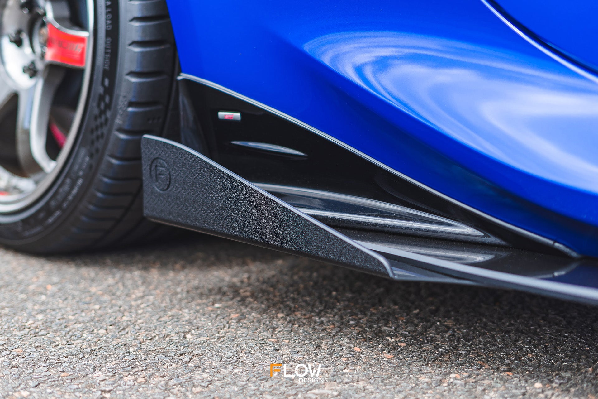 ZD8 BRZ STI Side Skirt Splitter Winglets (Pair)