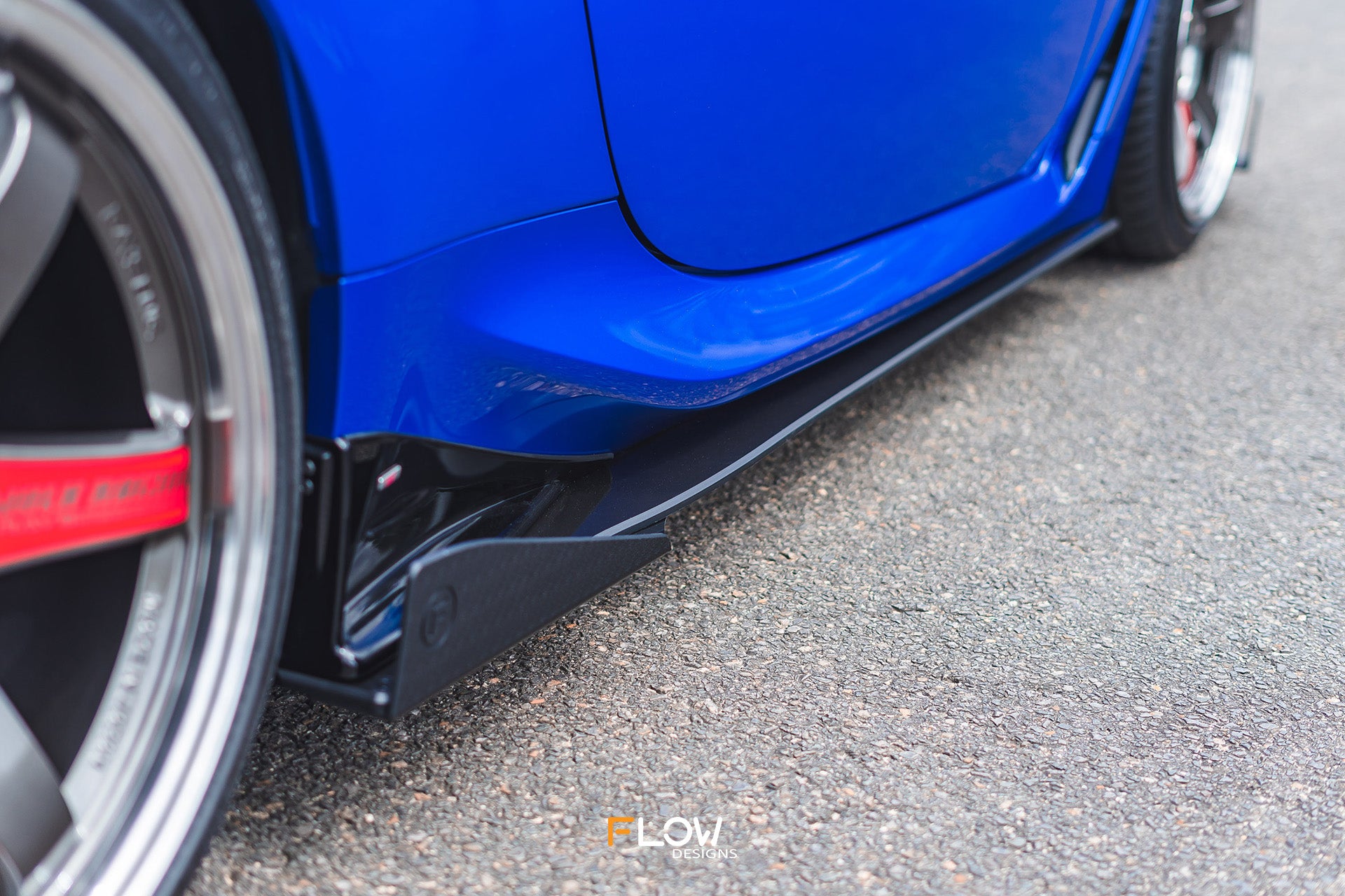 ZD8 BRZ STI Side Skirt Splitters (GLOSS: Pair)