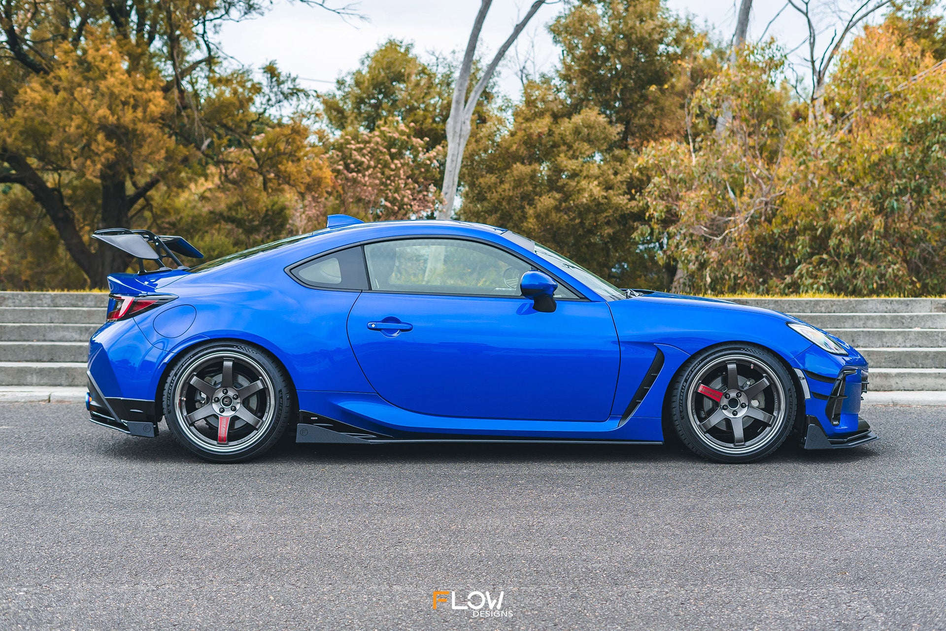 ZD8 BRZ STI Side Skirt Splitters (TEXTURED: Pair)