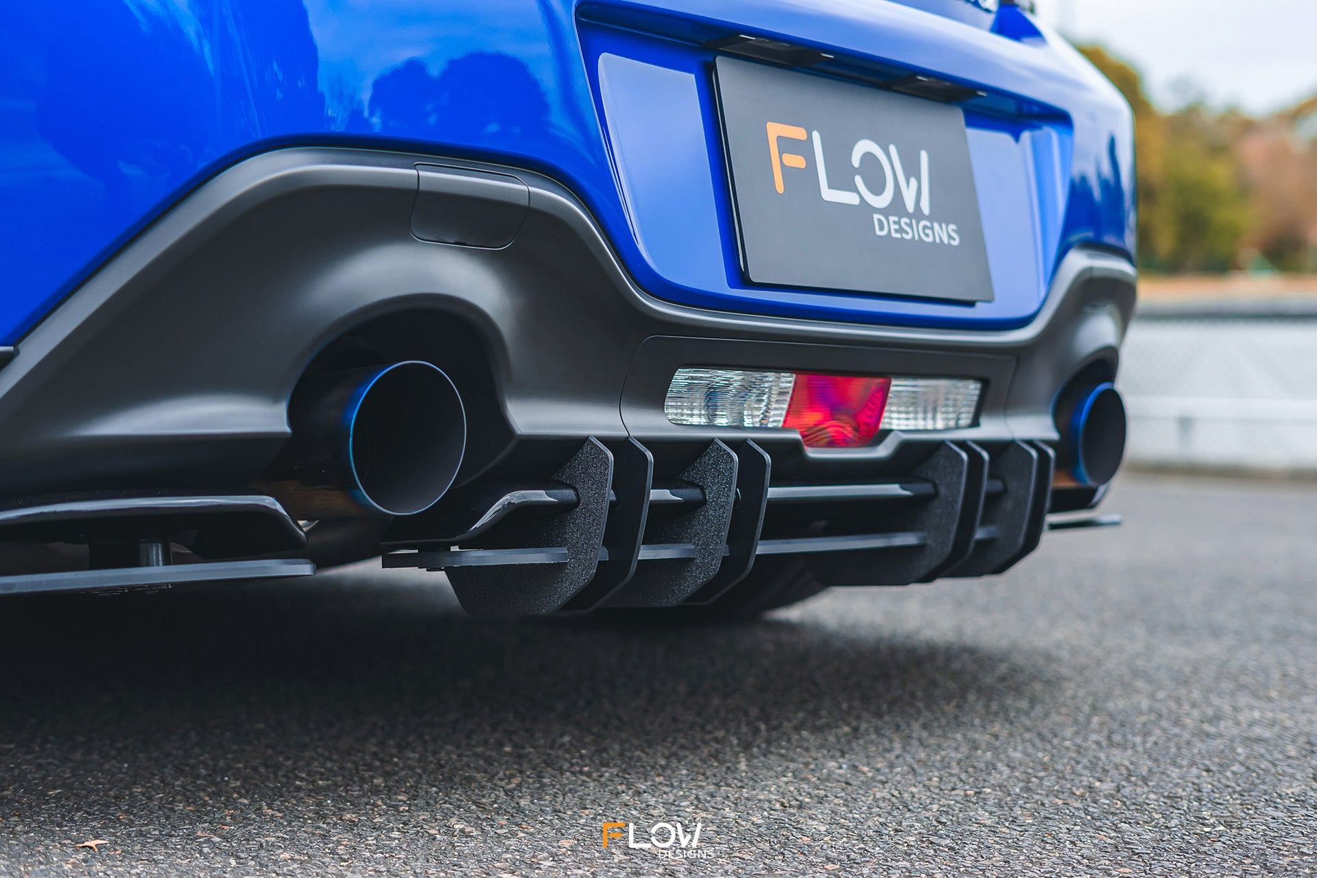 ZD8 BRZ STI Flow-Lock Rear Diffuser (TEXTURED)