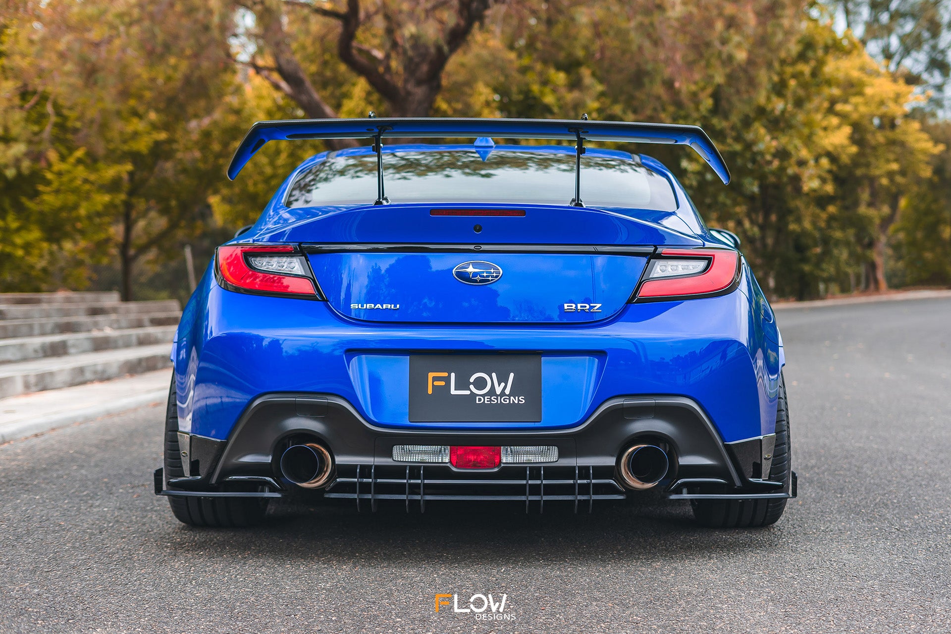 ZD8 BRZ STI Flow-Lock Rear Diffuser (TEXTURED)