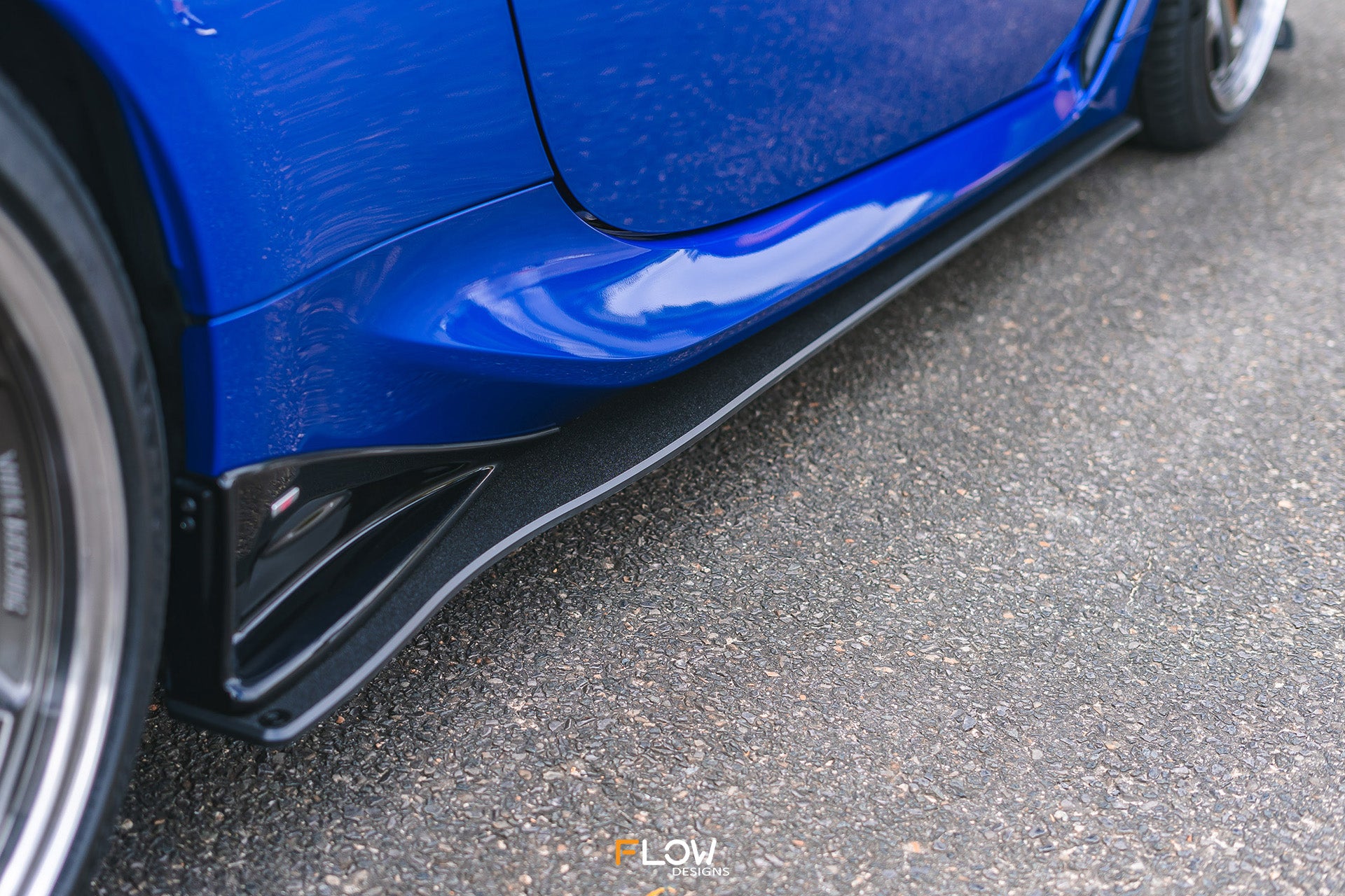 ZD8 BRZ STI Side Skirt Splitters (TEXTURED: Pair)